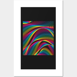 Multicolor Lines Posters and Art